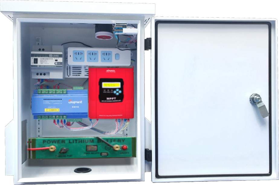 Sentinel solar power and battery enclosure
